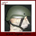Casco táctico de alta calidad Mich 2002 vidrio fibra cuero casco